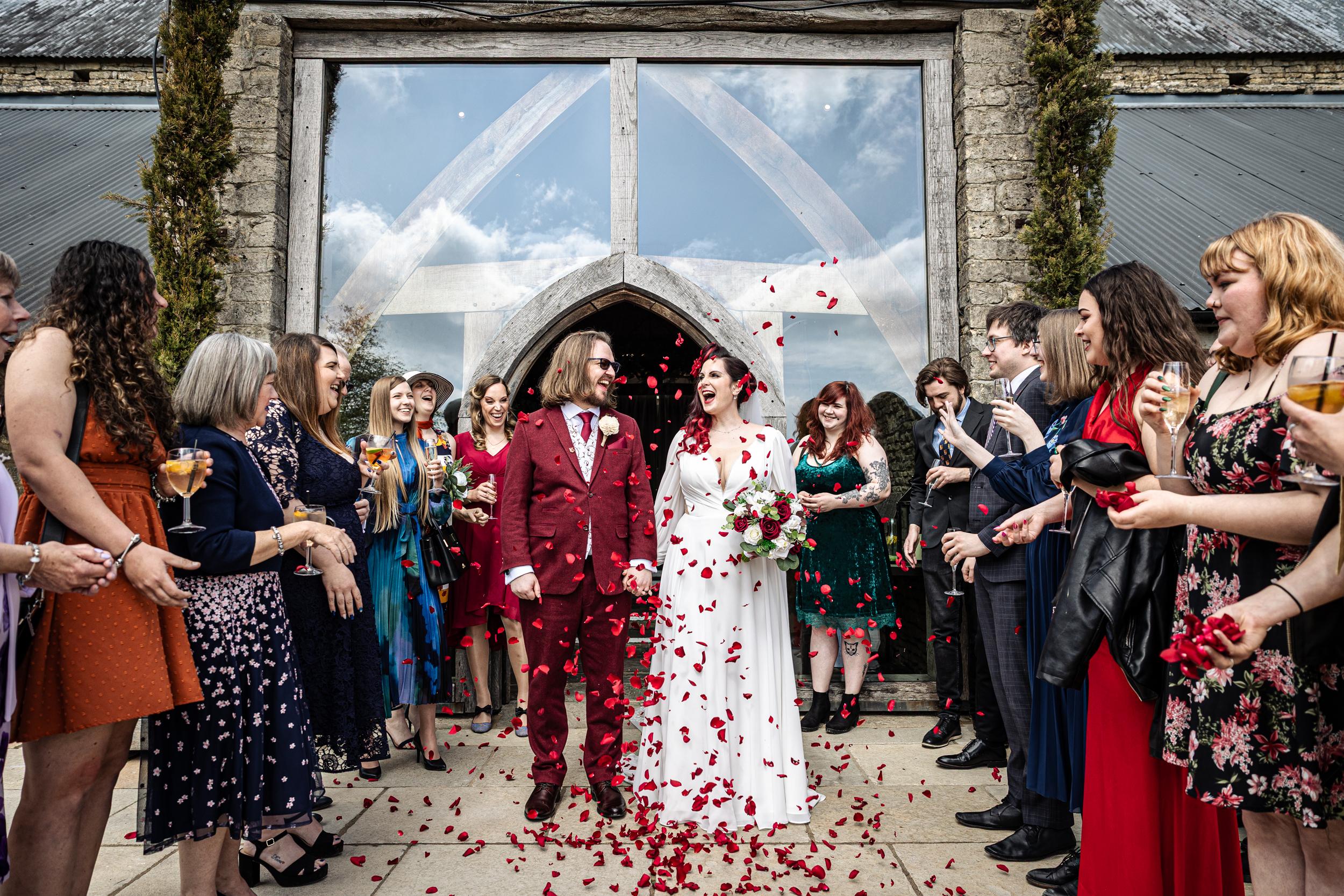 Brittany & Pete – A Mid-Week Cripps Barn Wedding